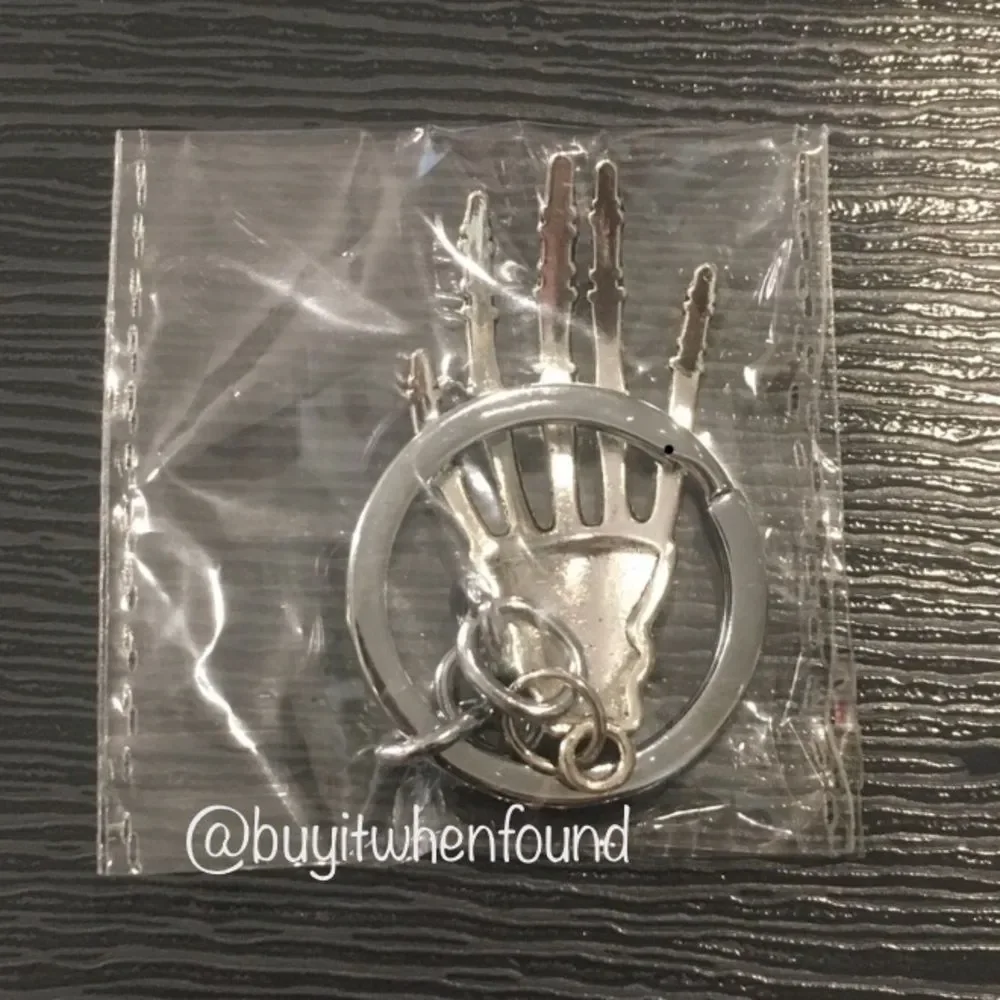 Skeleton Hand Steam Punk Gothic Skull Keychain
